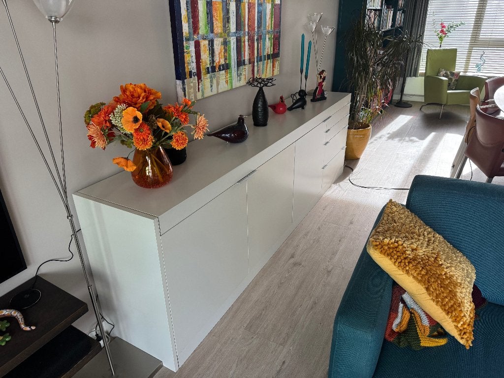 Pastoe dressoir, Huis en Inrichting, Kasten | Dressoirs, Ophalen, Gebruikt, Met deur(en), 200 cm of meer