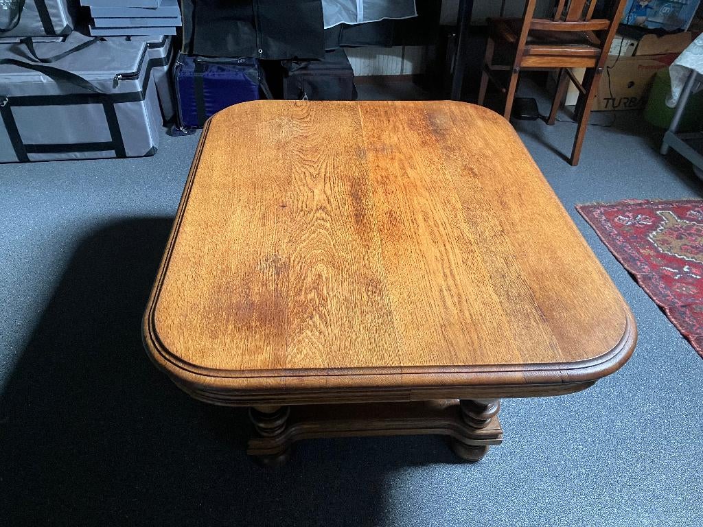 Eiken Salontafel 85x115, Huis en Inrichting, Tafels | Salontafels, Ophalen, Gebruikt, 100 tot 150 cm, 50 tot 75 cm