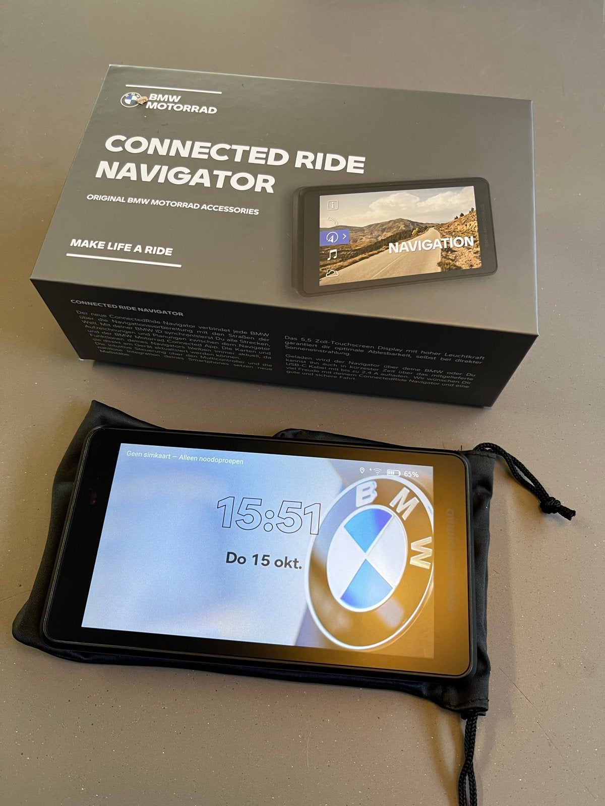 BMW connected ride navigator, Motoren, Ophalen of Verzenden, Gebruikt