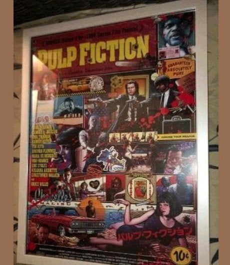 Pulp fiction, Ophalen of Verzenden, Zo goed als nieuw, A1 t/m A3, Film en Tv