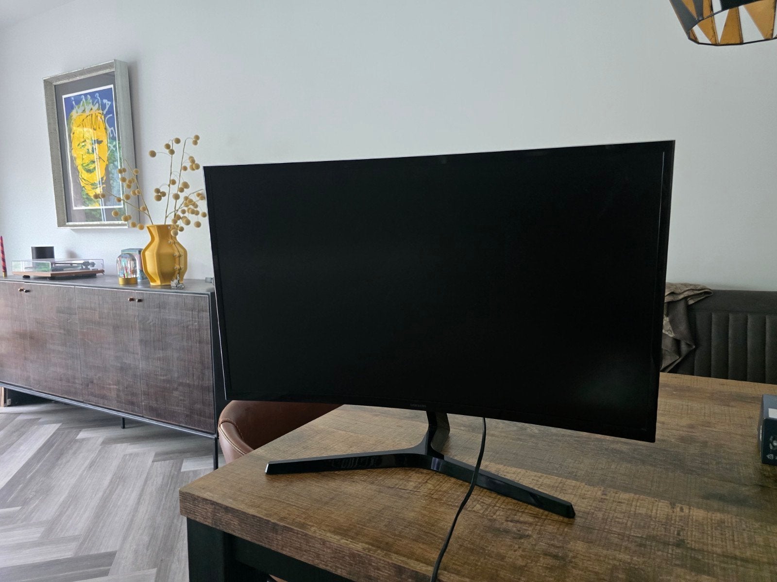 Samsung monitor 27 inch, Ophalen of Verzenden, Zo goed als nieuw, Samsung, Curved