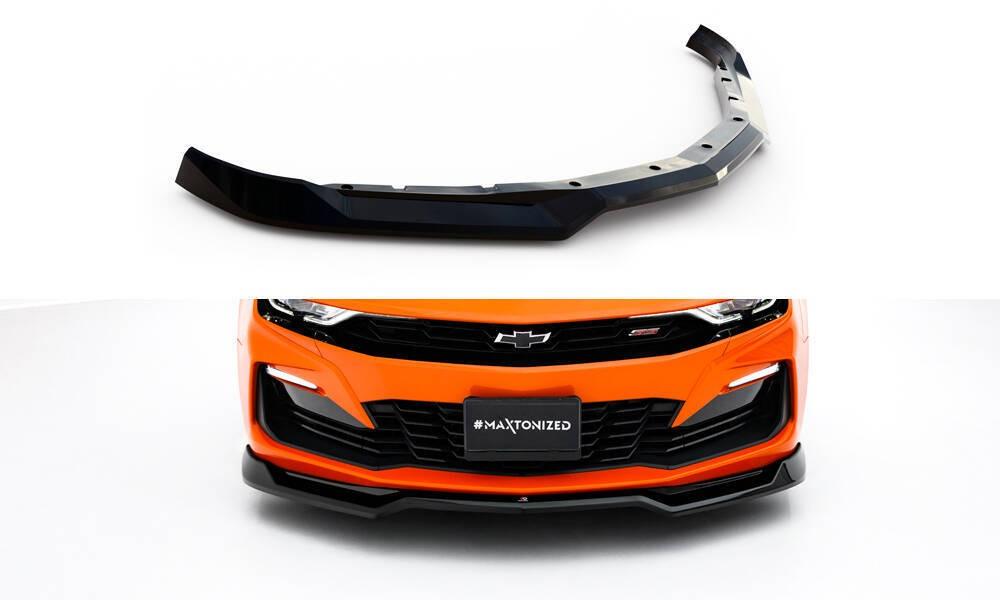 Voorlip sideskirt spoiler diffuser - Camaro 6 SS 18-23, Ophalen of Verzenden