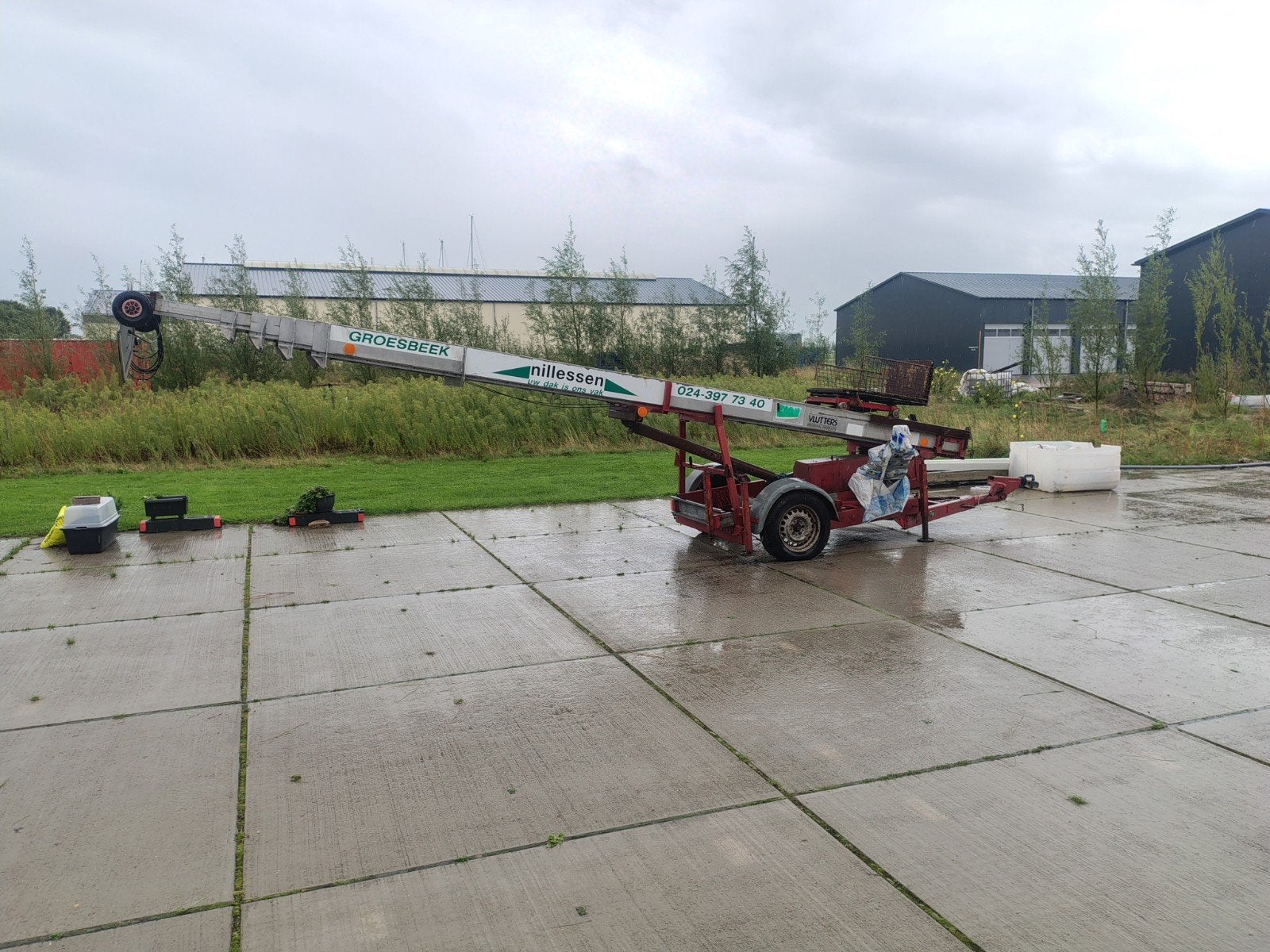 dakpannen lift, Ophalen, Gebruikt, Steen of Klei, 15 m² of meer