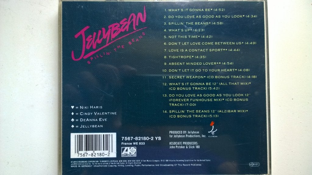 Jellybean - Spillin' The Beans, Ophalen of Verzenden, Zo goed als nieuw, Pop, Album