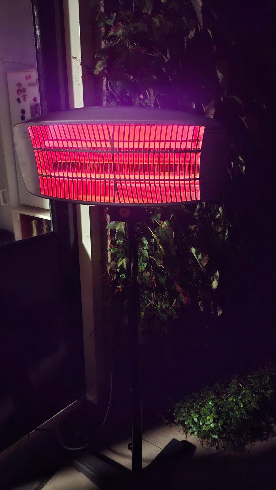 Eurom TH 2000 Terrasverwarmer op standaard, Ophalen of Verzenden, Gebruikt, Elektrisch, Vloer