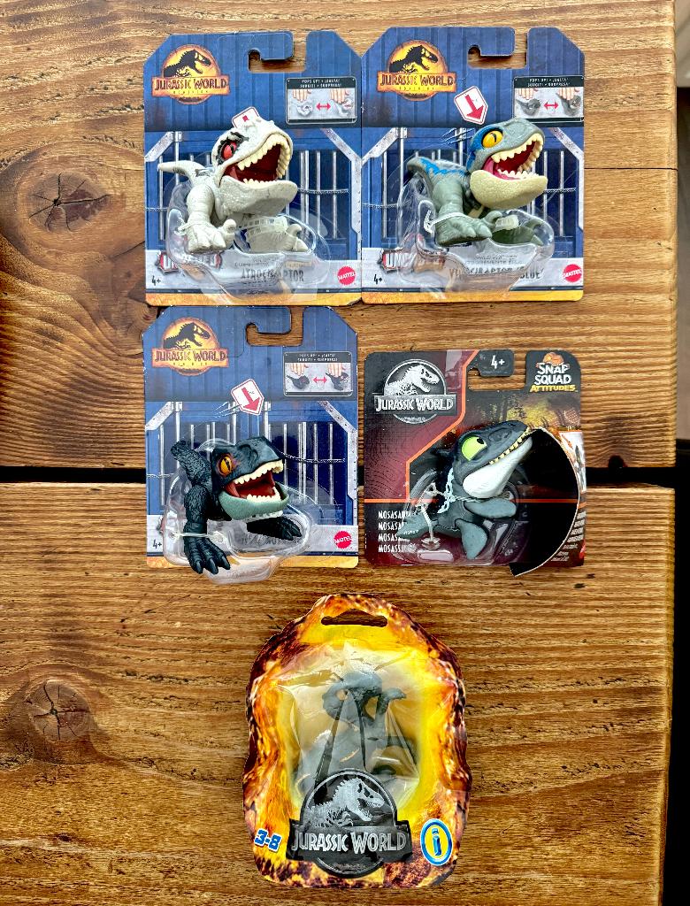 Jurassic World Snap Squad & Uncaged Pop Up Dino’s (Nieuw), Ophalen of Verzenden, Nieuw