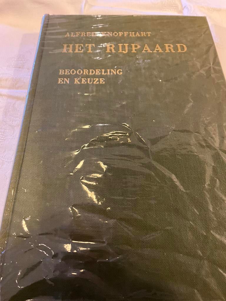 Het Rijpaard: Beoordeling en Keuze - Alfred Knopfhart, Ophalen of Verzenden, Zo goed als nieuw, Overige sporten