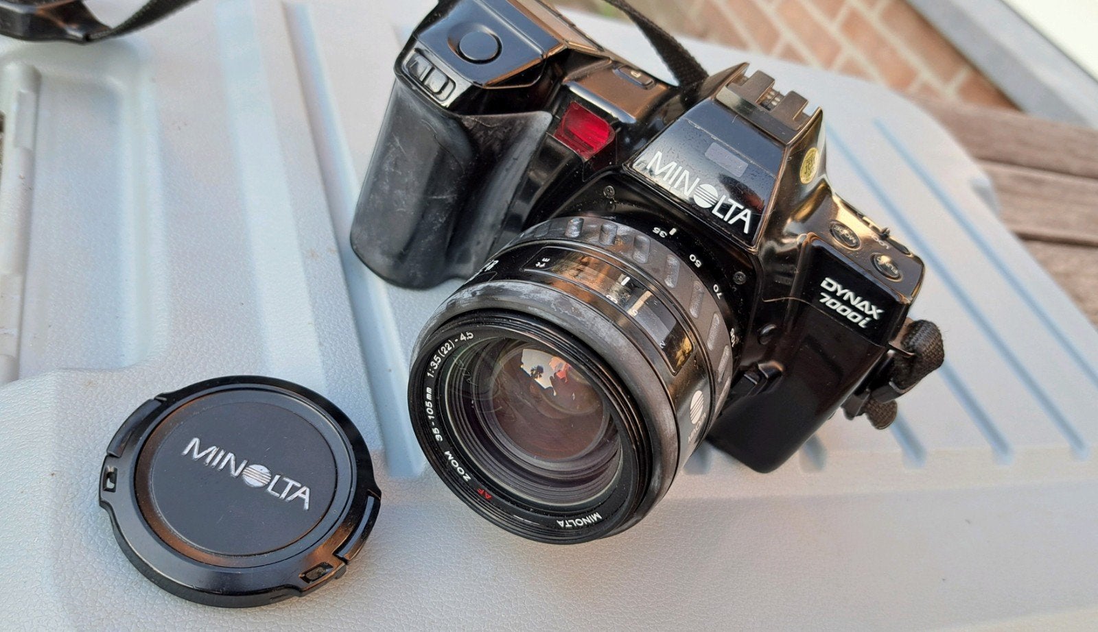 Minolta Dynax 7000i analoge Spiegelreflexcamera, Ophalen of Verzenden, Gebruikt, Spiegelreflex, Minolta