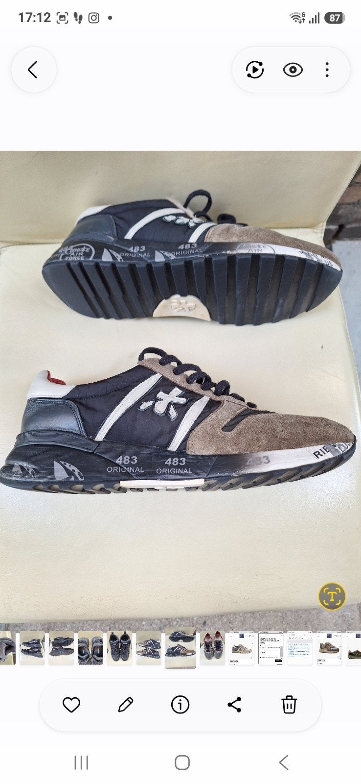 Premiata, Ophalen, Zwart, Prematia, Sneakers of Gympen