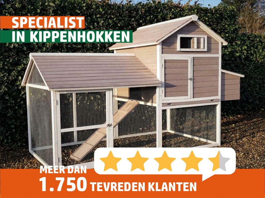 Kippenhok Eggy XL | Dierenverblijf | Bouwpakket | Korting, Ophalen of Verzenden, Nieuw, Kippenhok of Kippenren