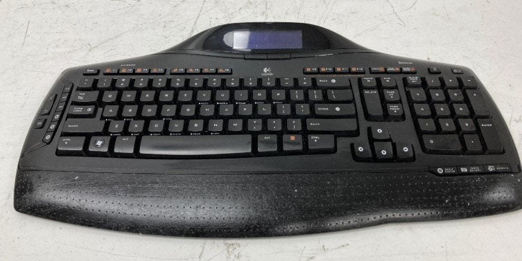 Logitech Cordless Desktop MX 5500 Alleen Toetsenbord QWERTY, Gebruikt, Logitech, Ophalen of Verzenden, Gaming toetsenbord