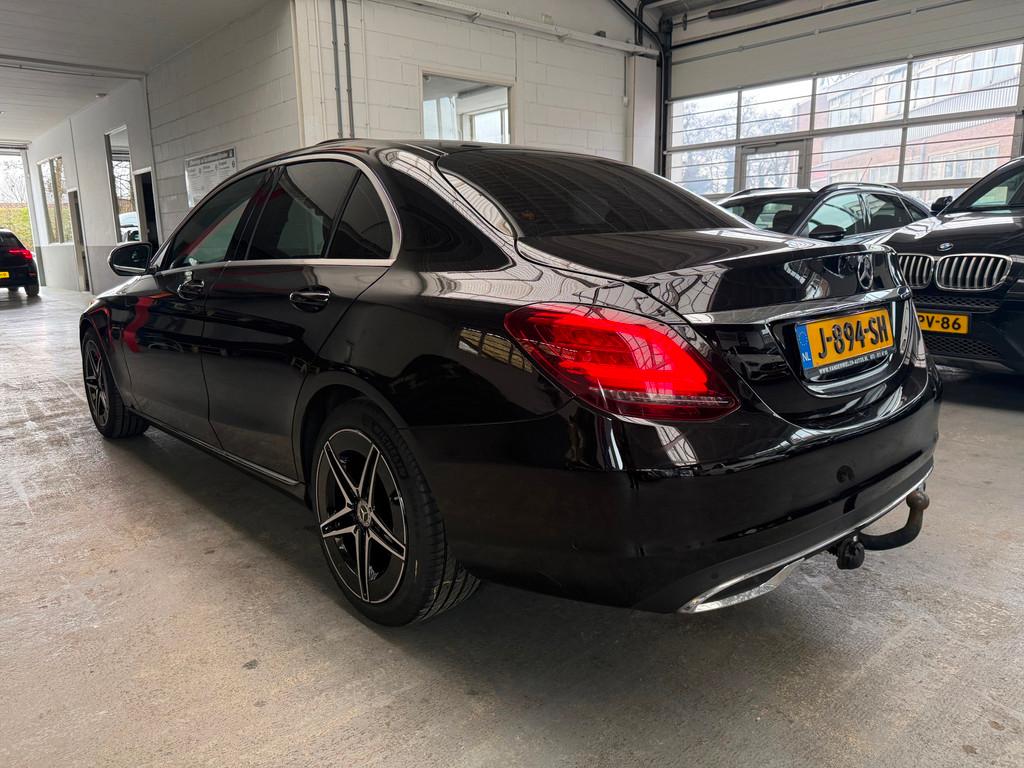 Mercedes-Benz C-klasse 220 d Advantage Pack, Achterwielaandrijving, 4 cilinders, Leder en Stof, Zwart