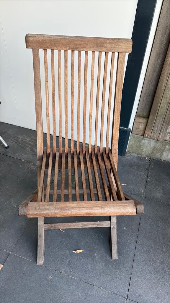 Teakhouten set, Ophalen, Gebruikt, Teakhout