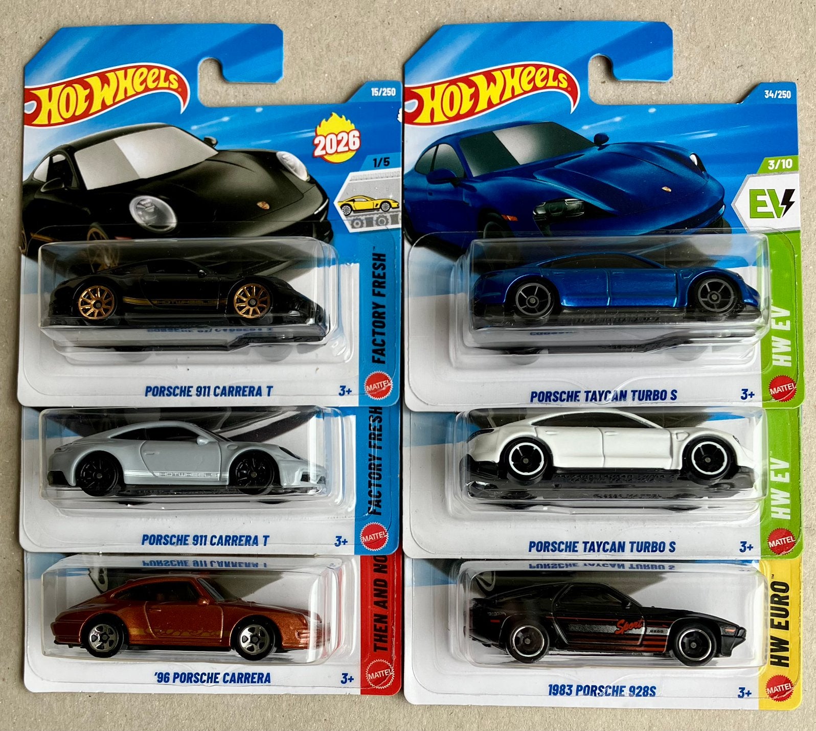 Hot Wheels Porsche diverse Hotwheels modellen per stuk, Ophalen of Verzenden, Nieuw, Auto