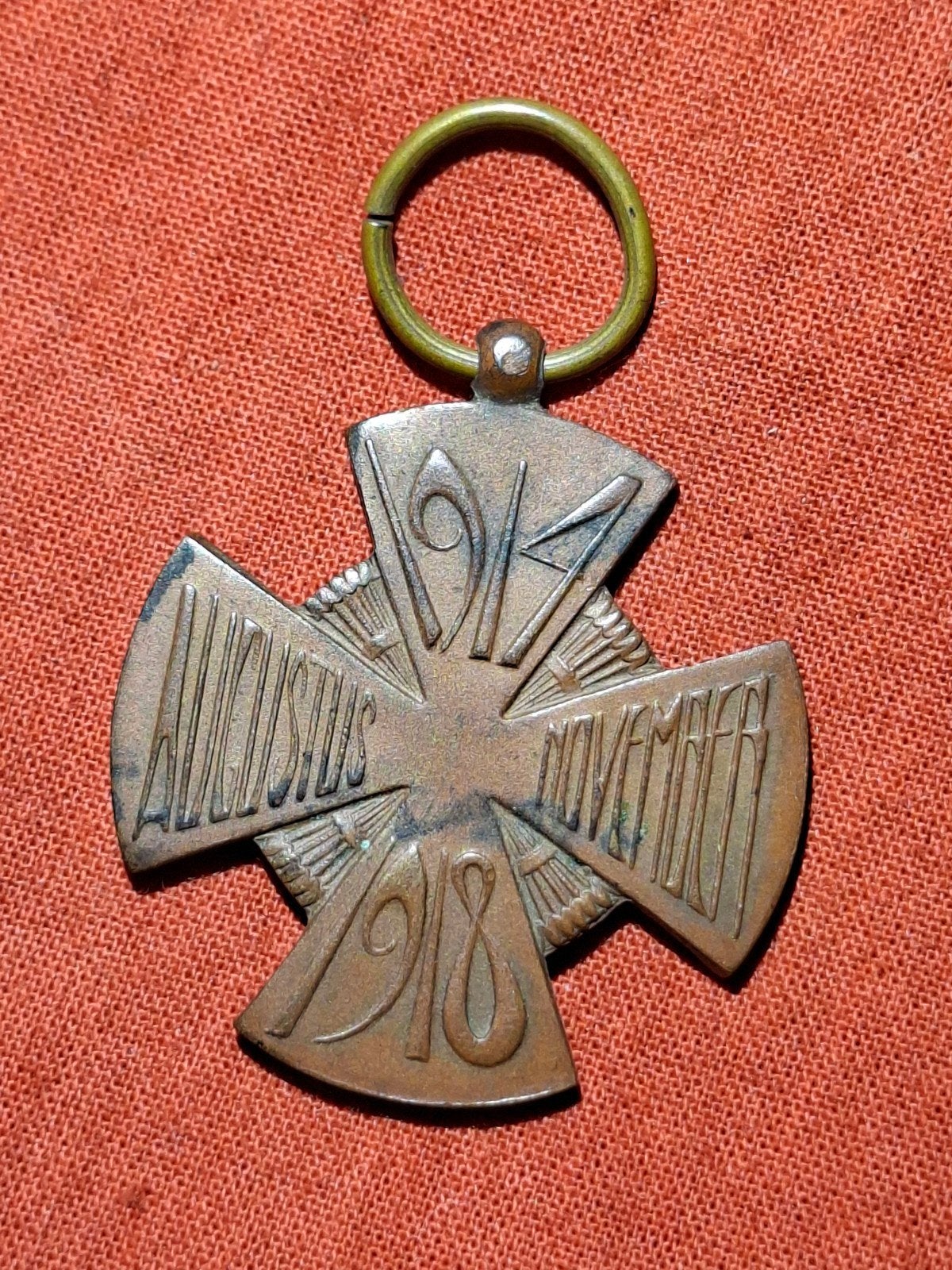 Mobilisatiekruis 1914-1918, Verzamelen, Ophalen of Verzenden, Landmacht, Nederland, Lintje, Medaille of Wings