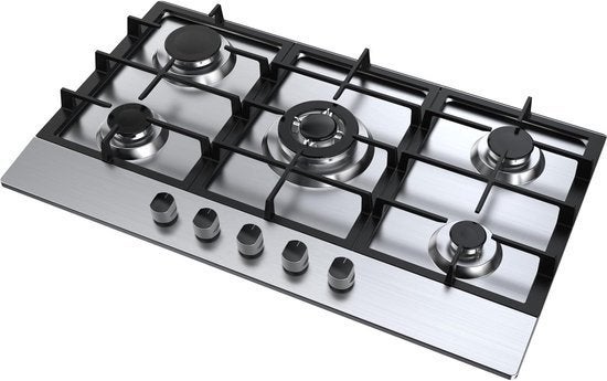 Inbouw Gaskookplaat – Gaskookplaat 5 Branders – Gasfornuis, Corvance B.V., Verzenden, Nieuw, Corvancebol@gmail.com