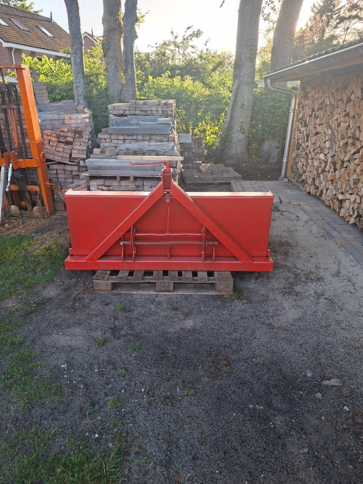 Grondbak 180cm hekamp, Ophalen