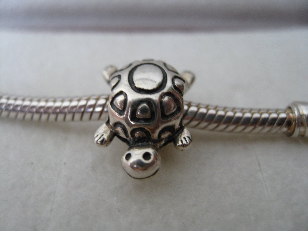 Pandora Bedel Schilpad, Verzenden, Zo goed als nieuw, Zilver, Pandora
