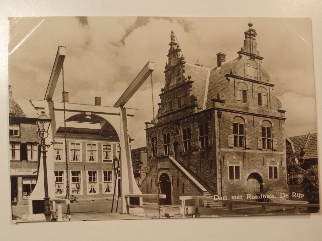 De Rijp  raadhuis, Ophalen of Verzenden, 1940 tot 1960, Ongelopen, Zuid-Holland