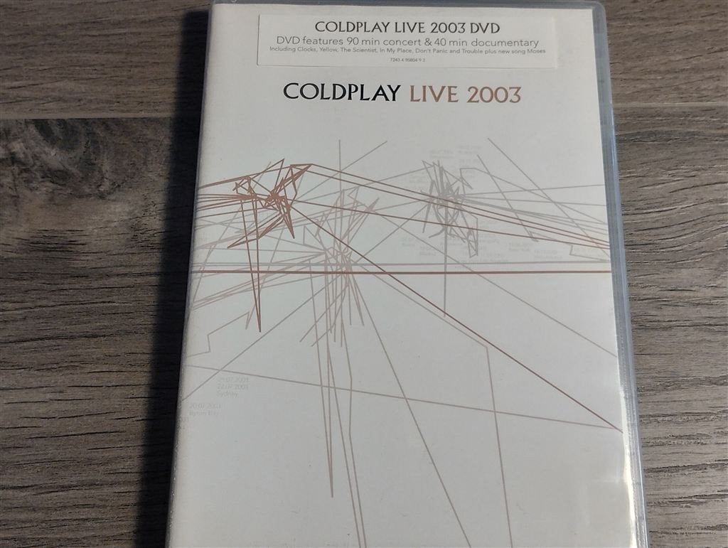 Coldplay - Live 2003 [DVD], Alle leeftijden, Ophalen of Verzenden, Zo goed als nieuw