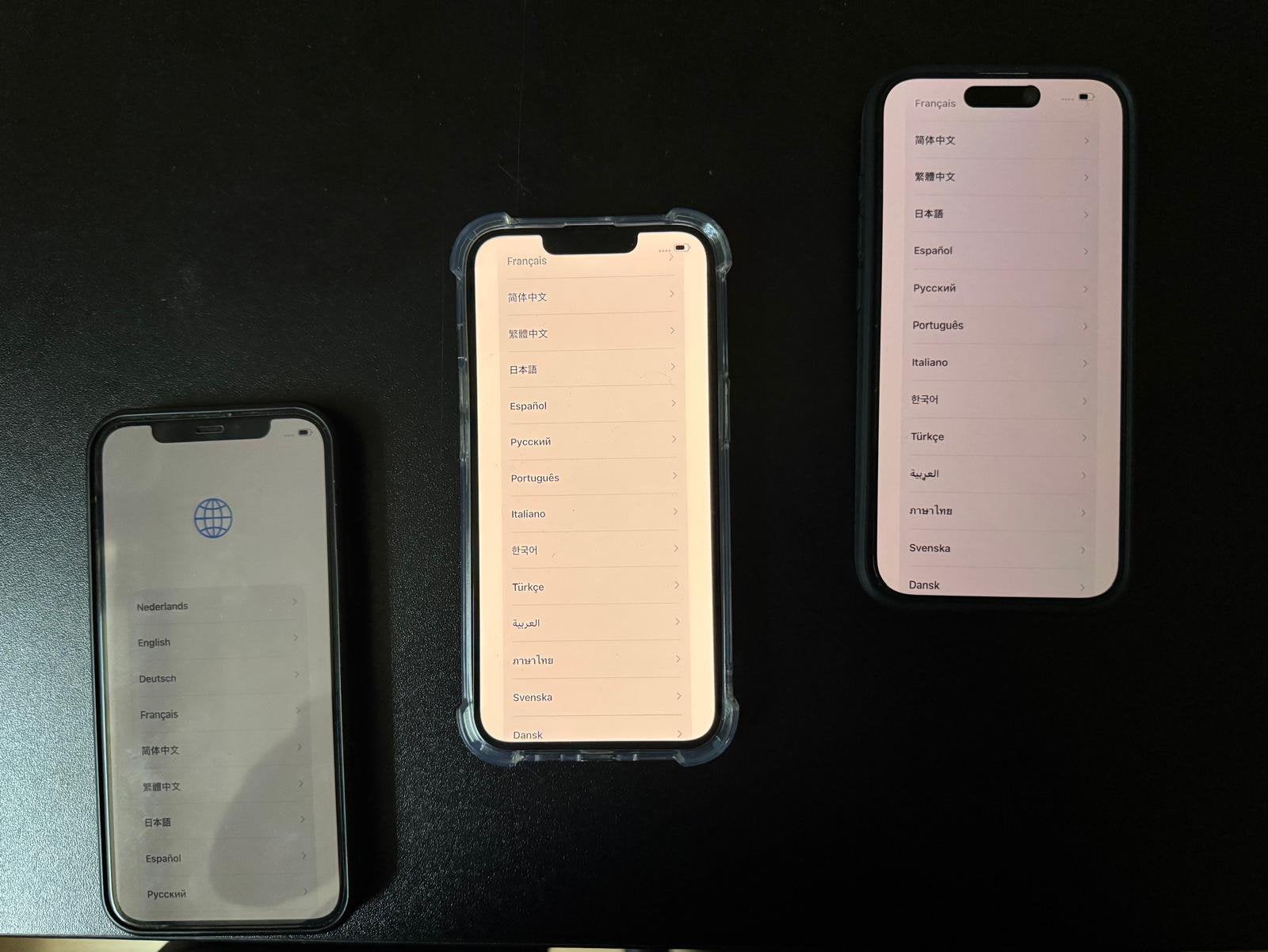 3 gebruikte apple iphone goed in staat, Telecommunicatie, Mobiele telefoons | Apple iPhone, Zwart, IPhone 13, Zo goed als nieuw