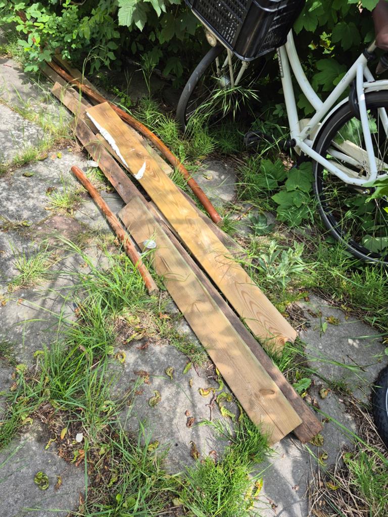 Hout restanten, Ophalen of Verzenden, Overige houtsoorten, Minder dan 25 mm, Minder dan 200 cm