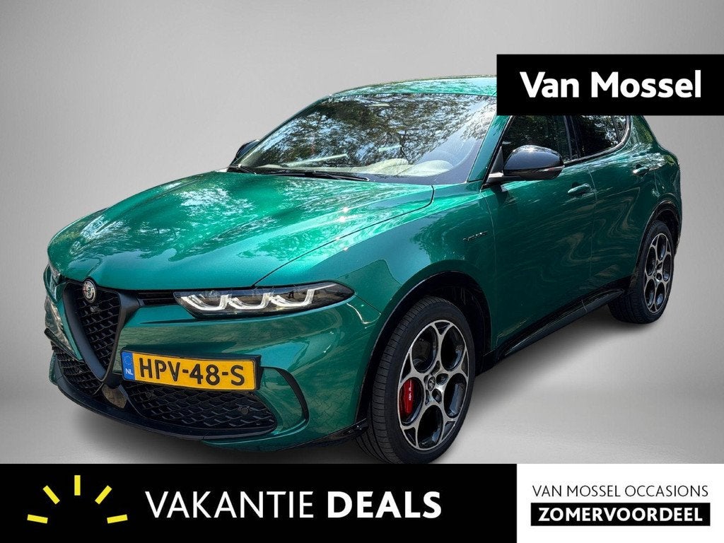Alfa Romeo Tonale 1.5T Hybrid Veloce 160pk | Lederen Bekledi, Auto's, Alfa Romeo, 12 maanden, Gebruikt, 4 cilinders, 160 pk