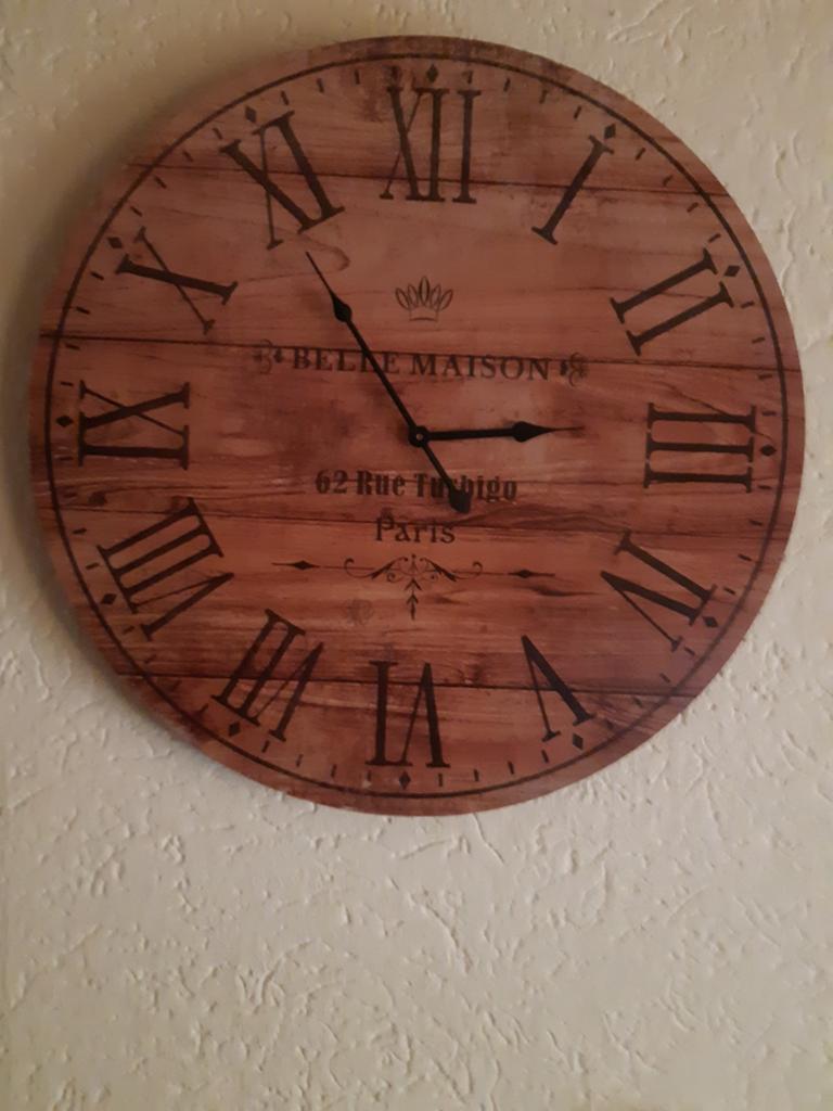 Wandklok., Ophalen, Zo goed als nieuw, Wandklok
