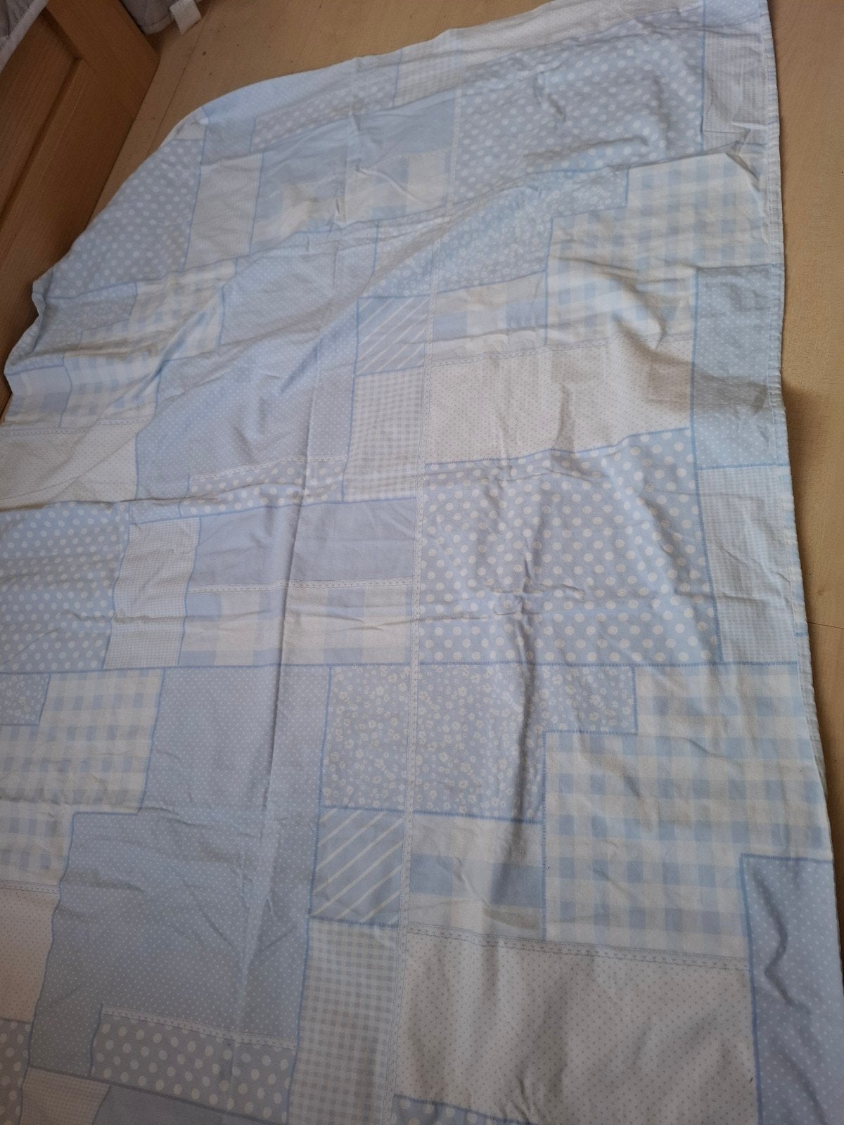 Dekbedovertrek 100 x 135 lichtblauw, Ophalen of Verzenden