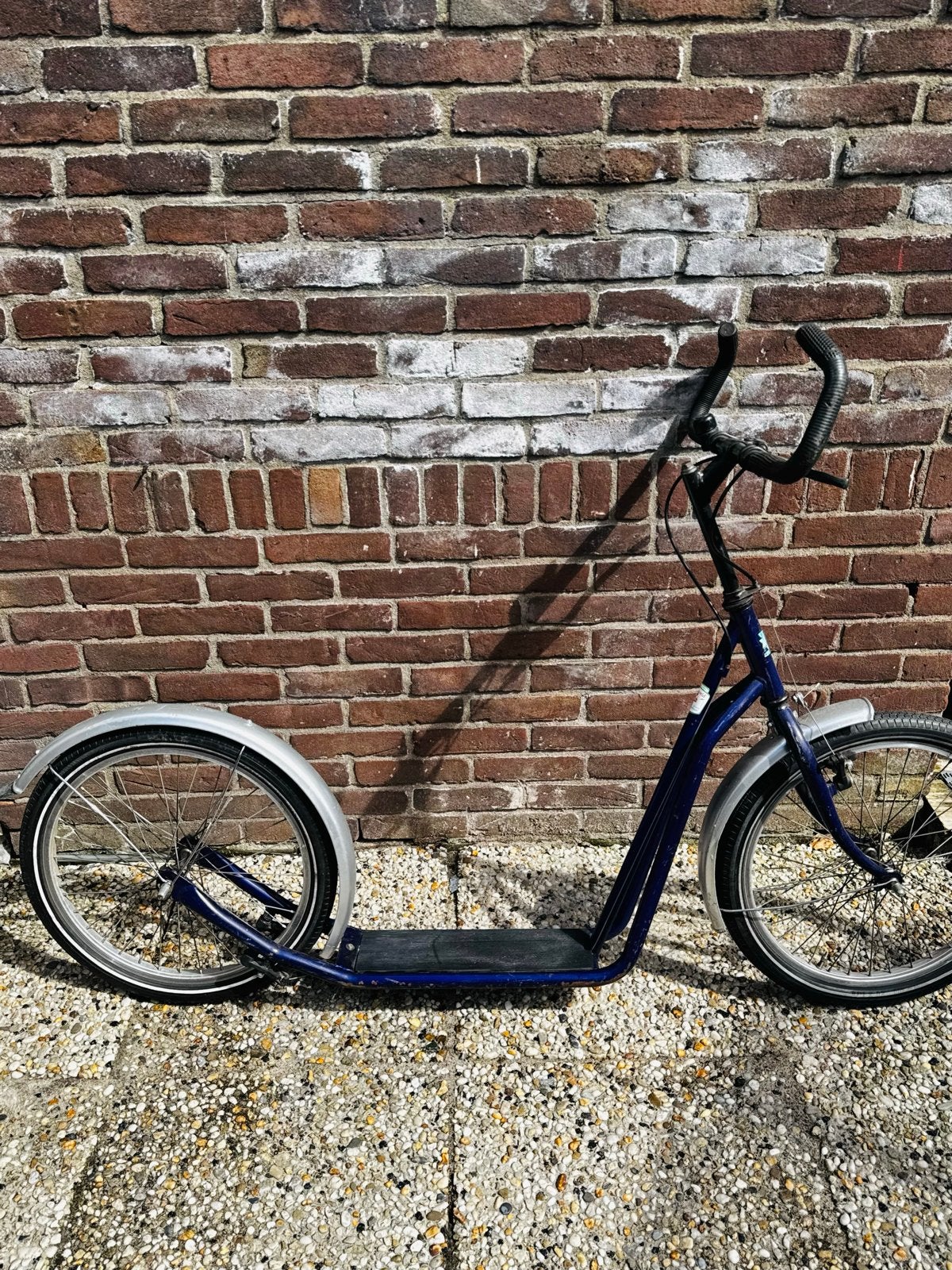 Paarse Kickbike Step met Spatborden, Fietsen en Brommers, Steps, Gebruikt, Kickbike, Ophalen of Verzenden