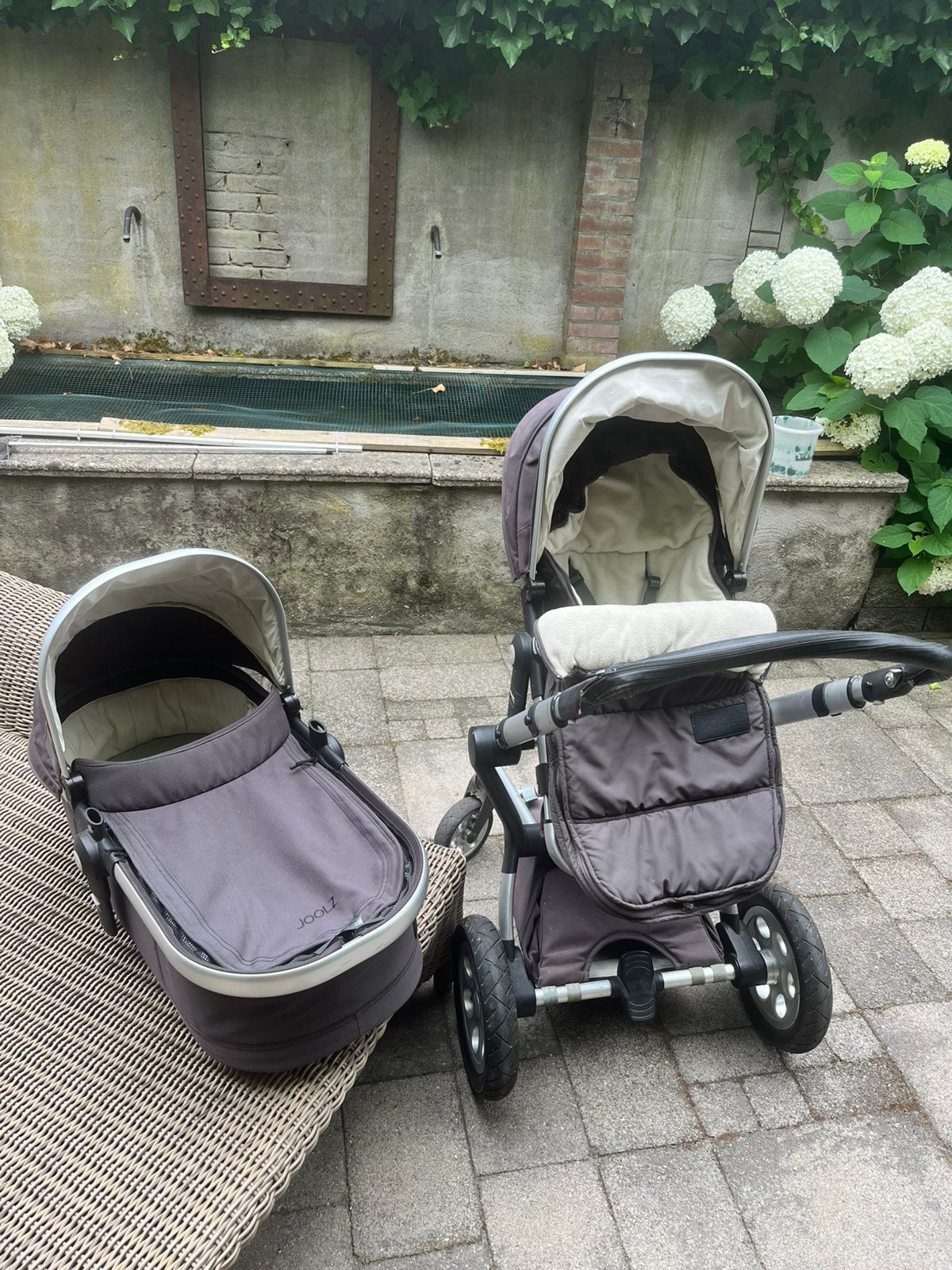 Juuls antraciet kinder-wandelwagen., Ophalen, Gebruikt, Combiwagen, Overige merken