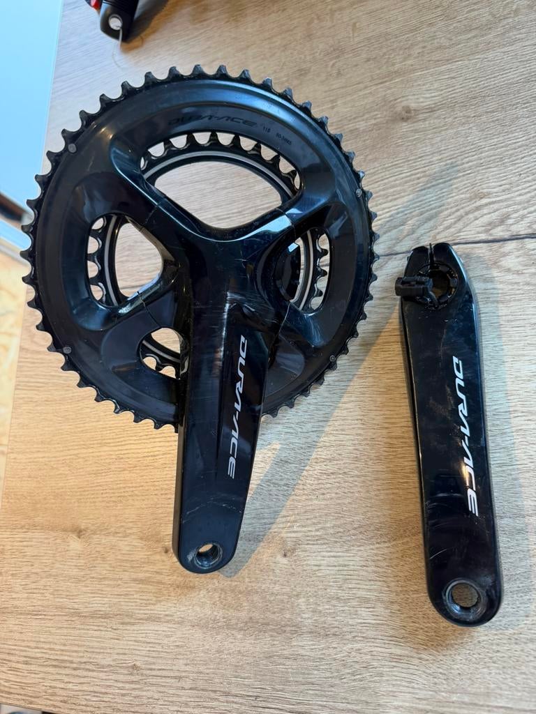 Dura ace p-9100 powermeter crankstel 170, Ophalen of Verzenden, Zo goed als nieuw, Frame