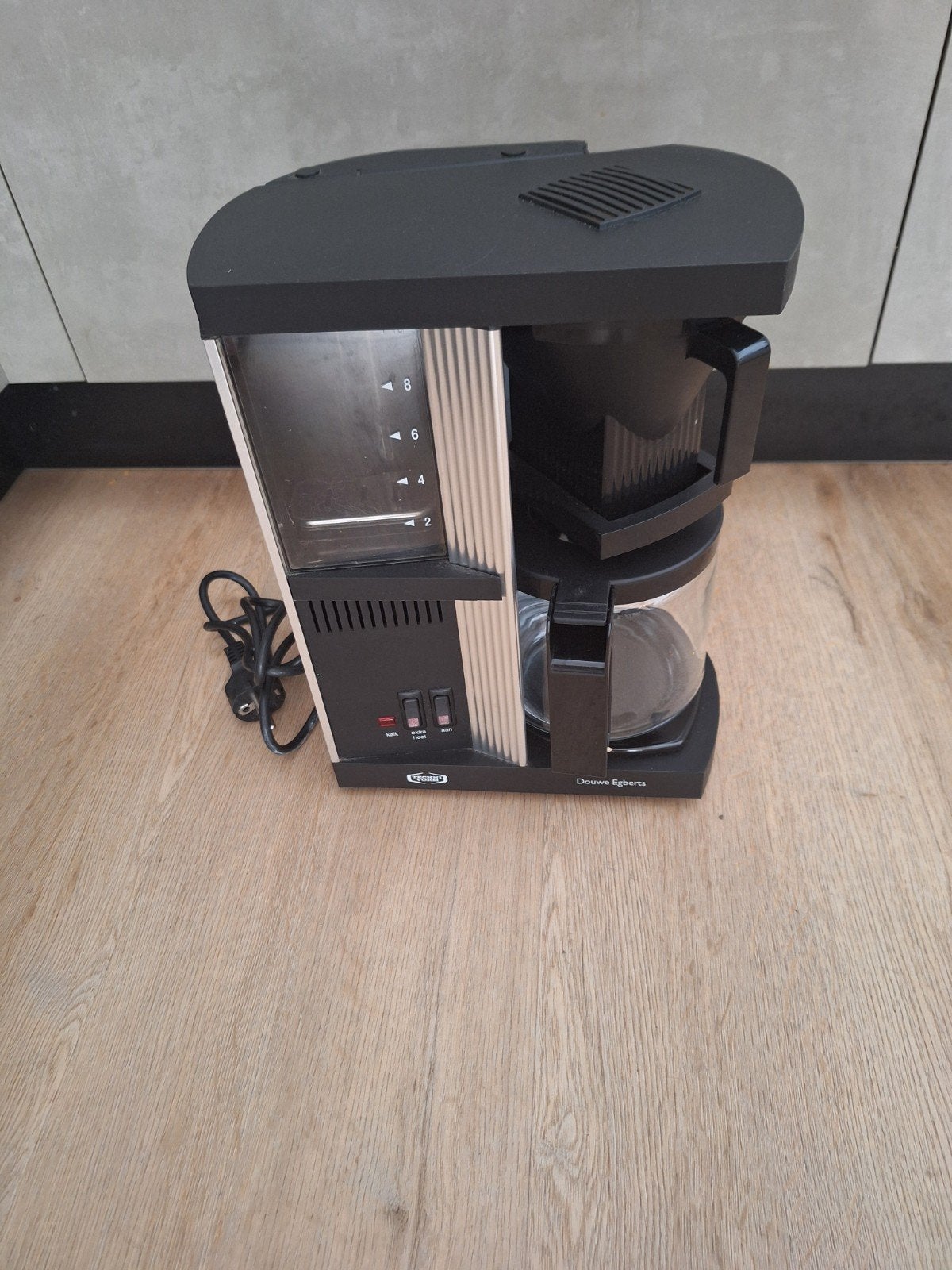 Douwe Egberts Moccamaster Koffiezetapparaat, Gebruikt, 10 kopjes of meer, Koffiemachine, Gemalen koffie