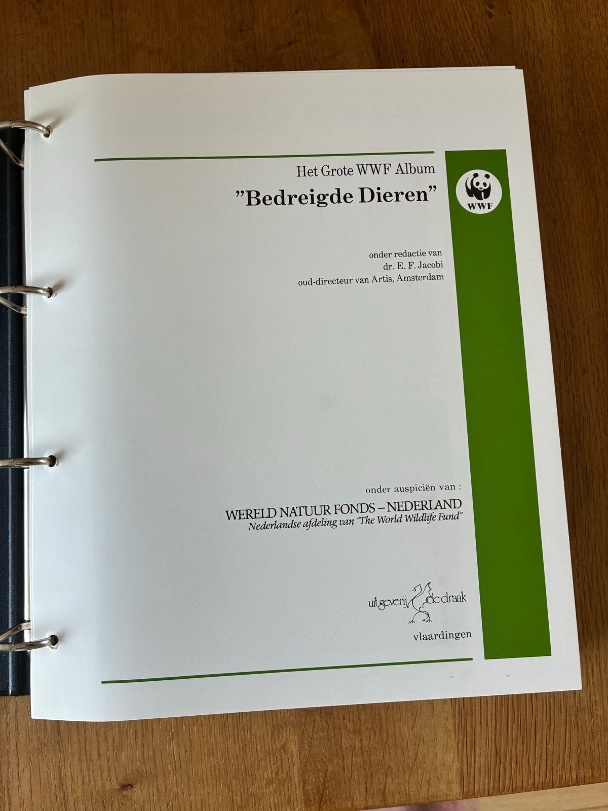 Het Grote WWF Album "Bedreigde Dieren" met postzegels, Postzegels en Munten, Postzegels | Eerstedagenveloppen, Ophalen of Verzenden