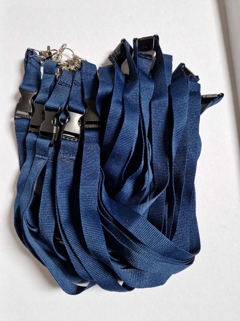 Keycords donker blauw 15x, Ophalen of Verzenden, Nieuw