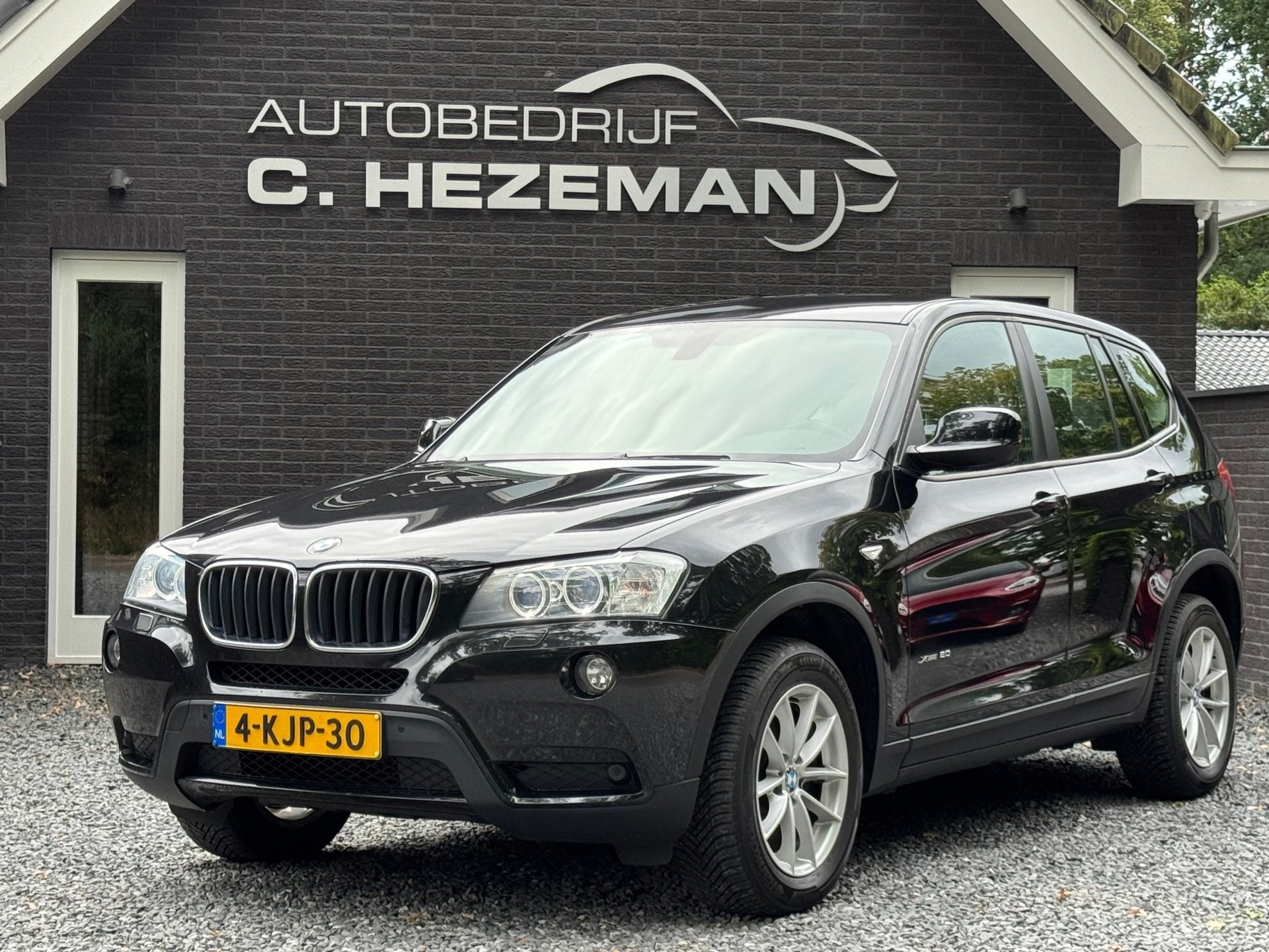 BMW X3 XDrive20i High Executive LED Xenon LEDER Cruise Contr, Auto's, 13 km/l, Euro 5, Gebruikt, Zwart