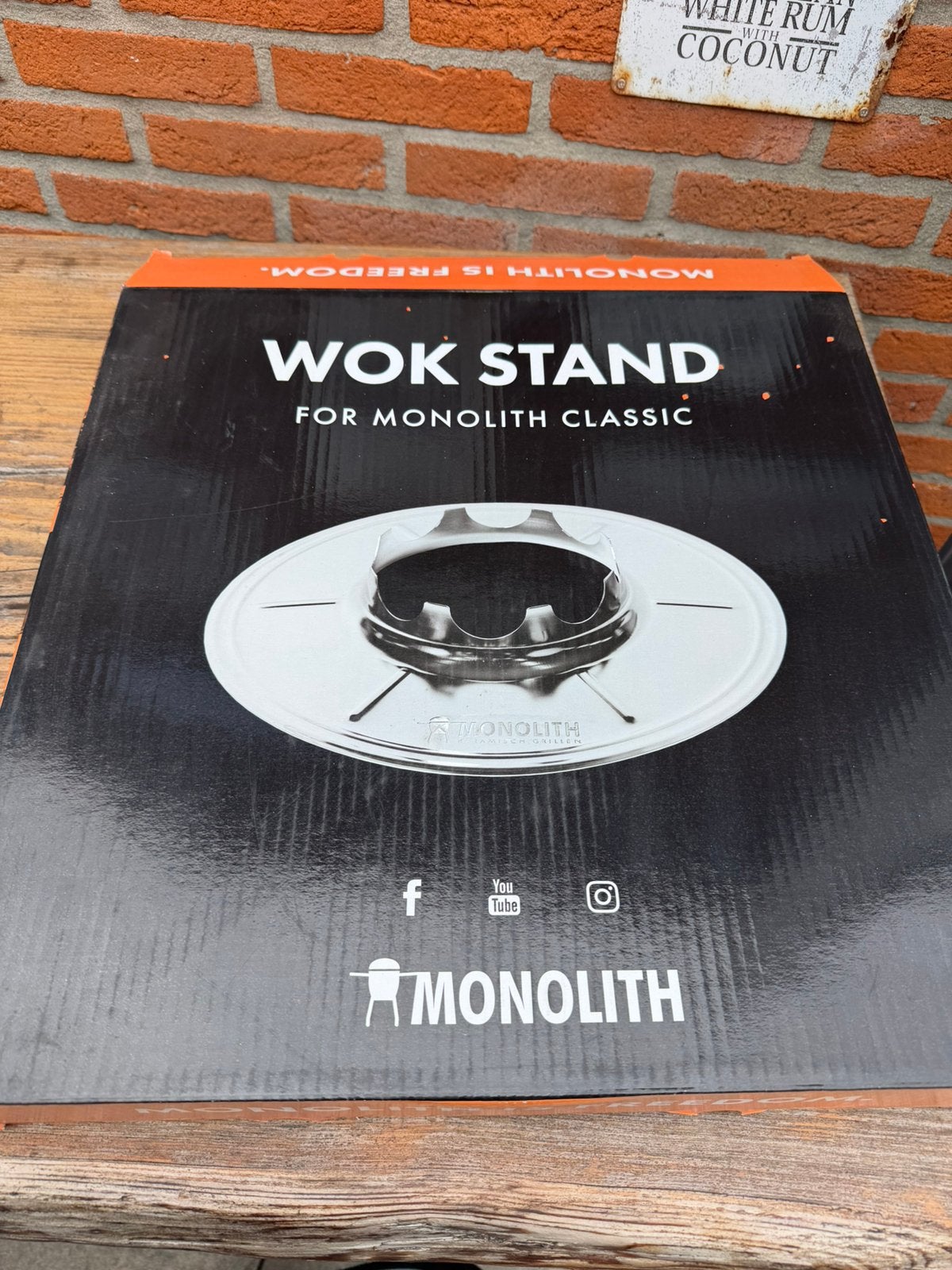 Monoliht wok stand voor kamado large 46 cm grill, Ophalen of Verzenden, Nieuw
