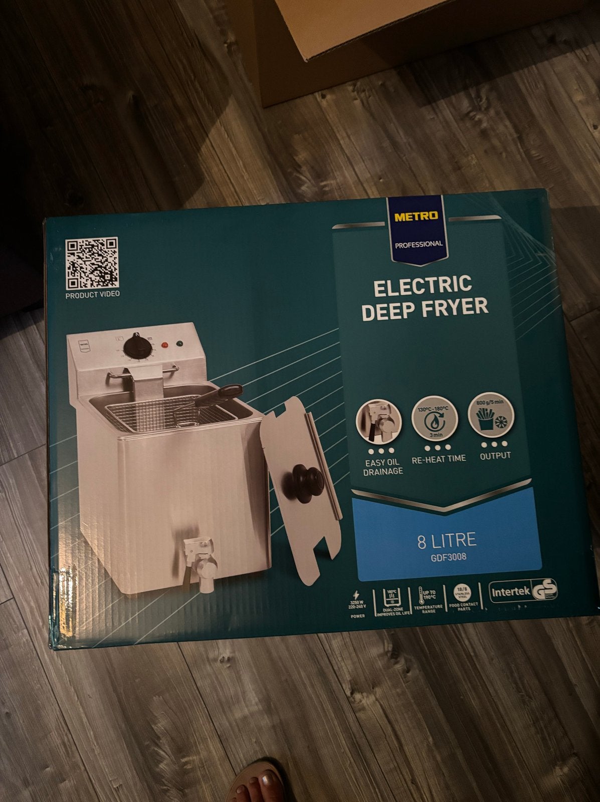 Metro (makro) Professional Elektrische Friteuse 8 Liter, Witgoed en Apparatuur, Frituurpannen, 4 liter of meer, Ophalen of Verzenden