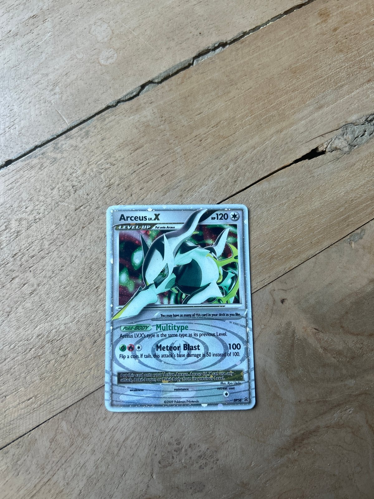 Arceus LV.X Pokémon kaart - Platinum: Arceus, Ophalen of Verzenden, Gebruikt, Losse kaart