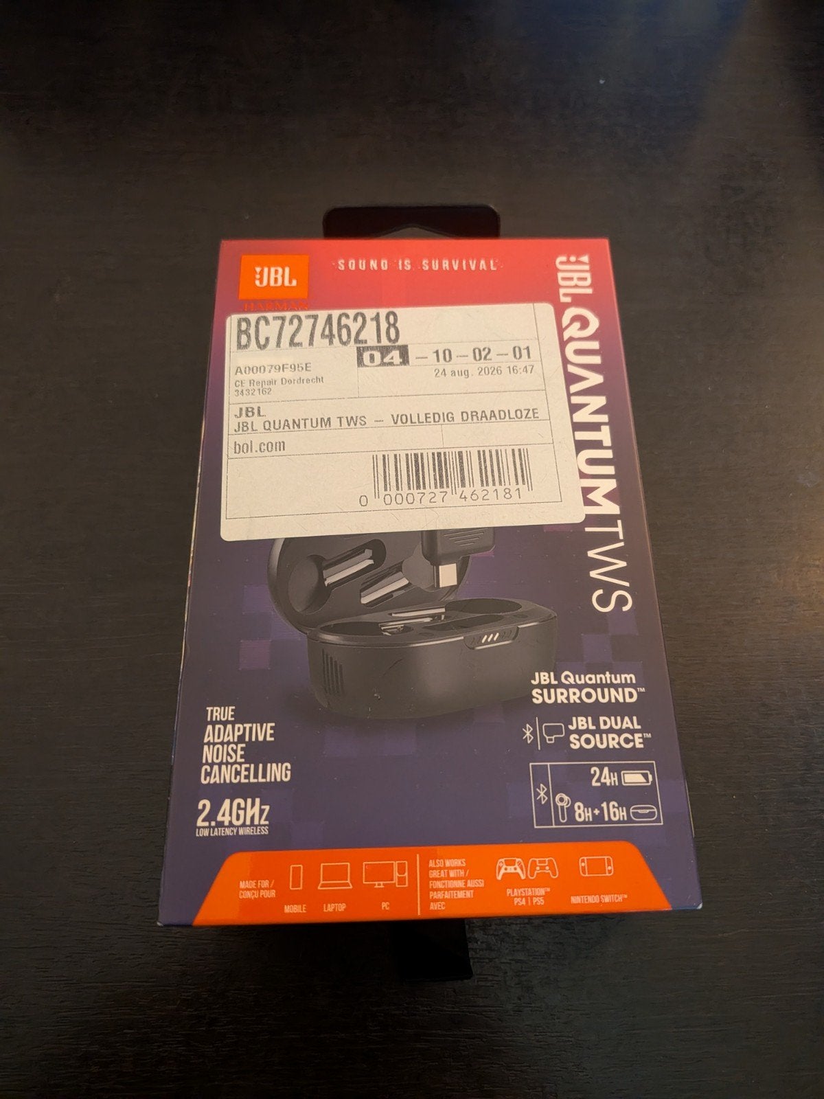 JBL Quantum TWS, Ophalen of Verzenden, Nieuw, JBL, Snelladen