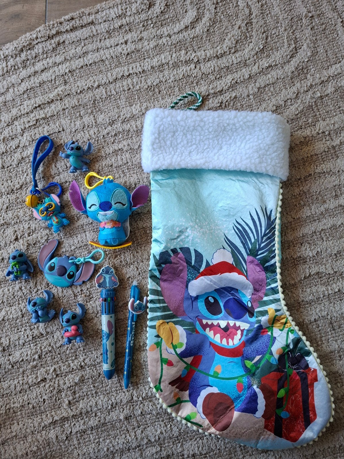 verzameling Stitch spulletjes: oa kerstsok en, figuurtjese, Ophalen of Verzenden, Gebruikt