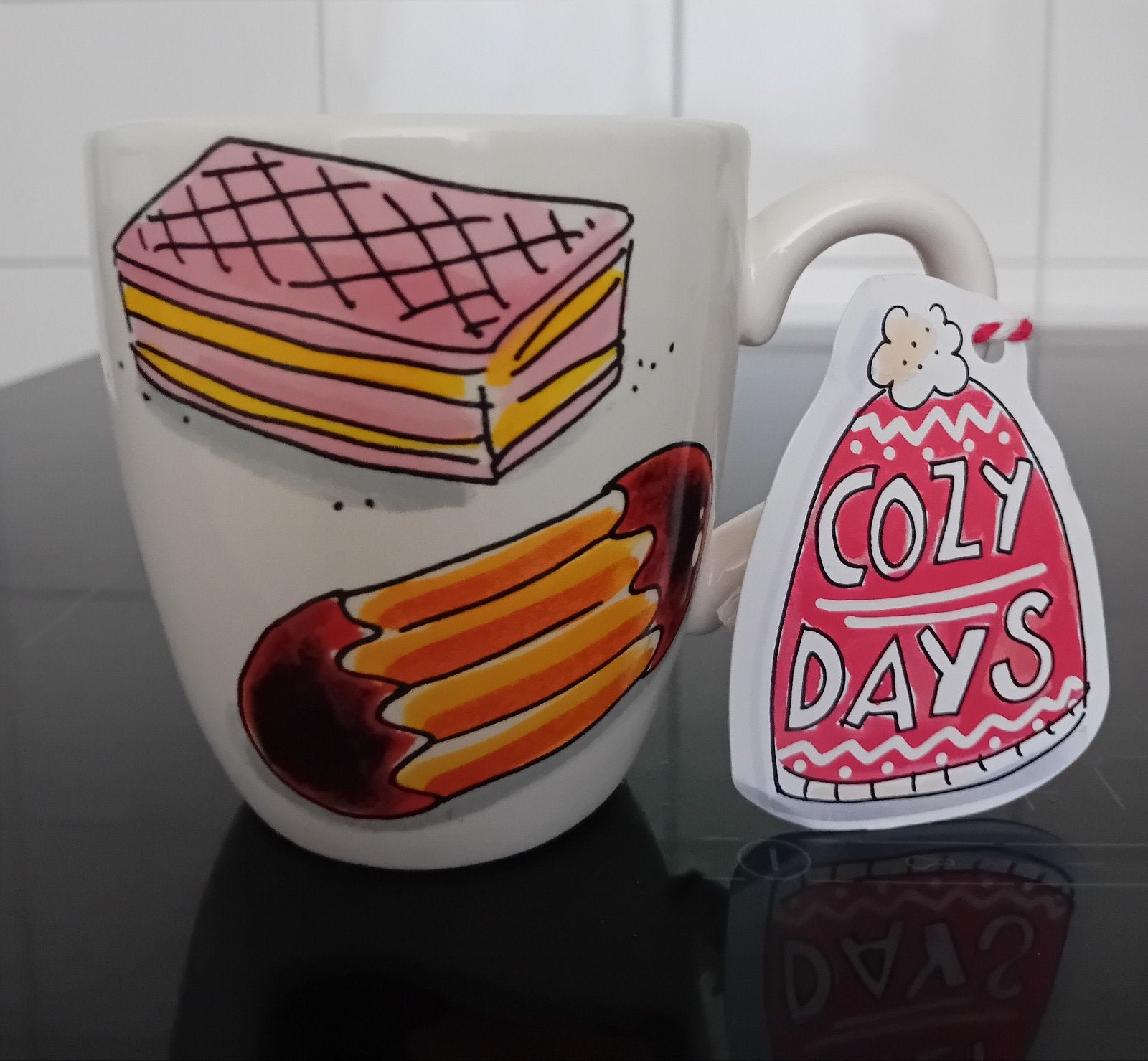 Blond amsterdam minimok met oor voor koffie of thee.  Nieuw!, Huis en Inrichting, Ophalen, Nieuw, Aardewerk, Blond Amsterdam