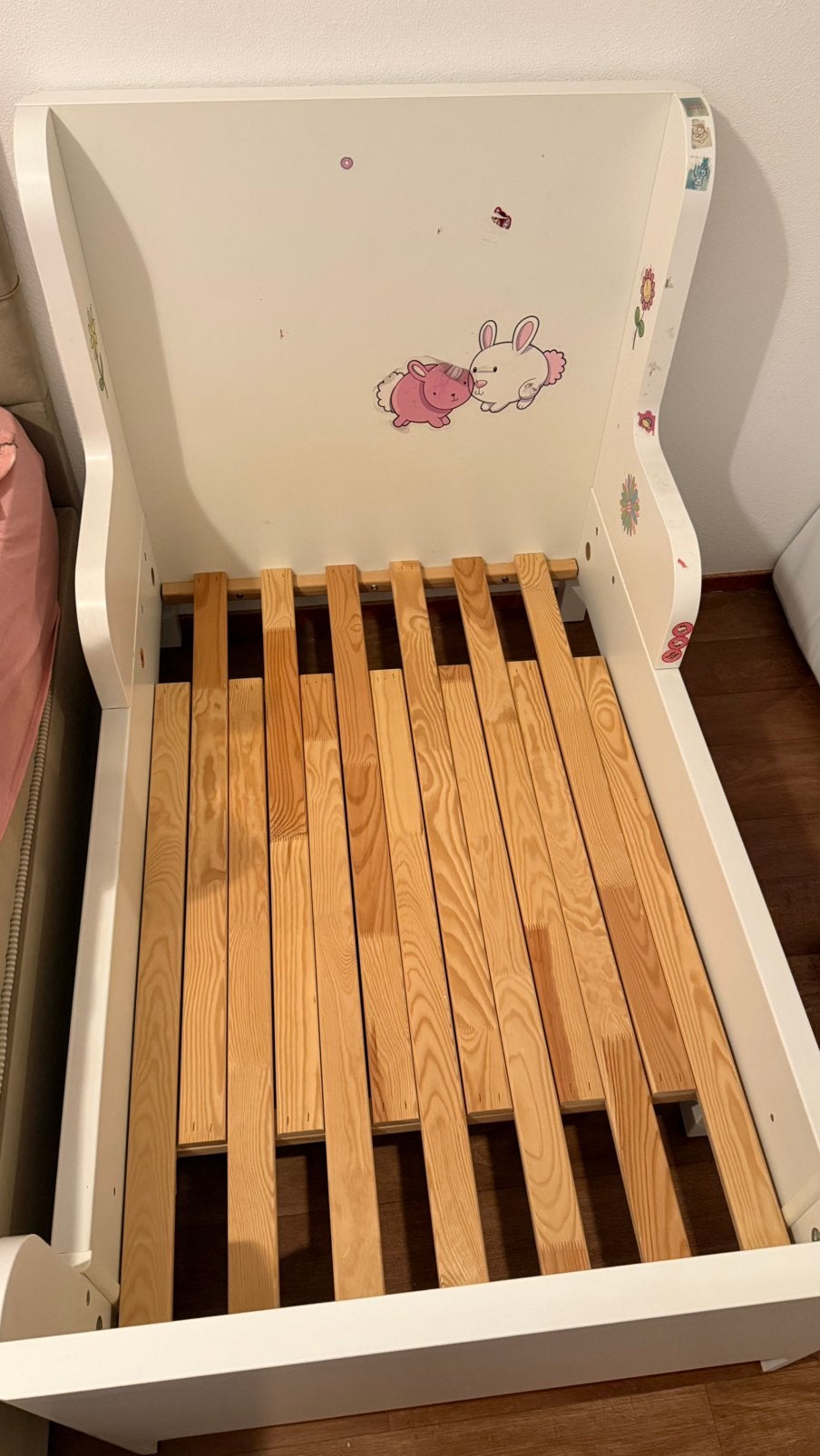 Kinderbed van Ikea uitschuifbaar tot 200cm, Kinderen en Baby's, Ophalen, 85 tot 100 cm, Gebruikt, Lattenbodem