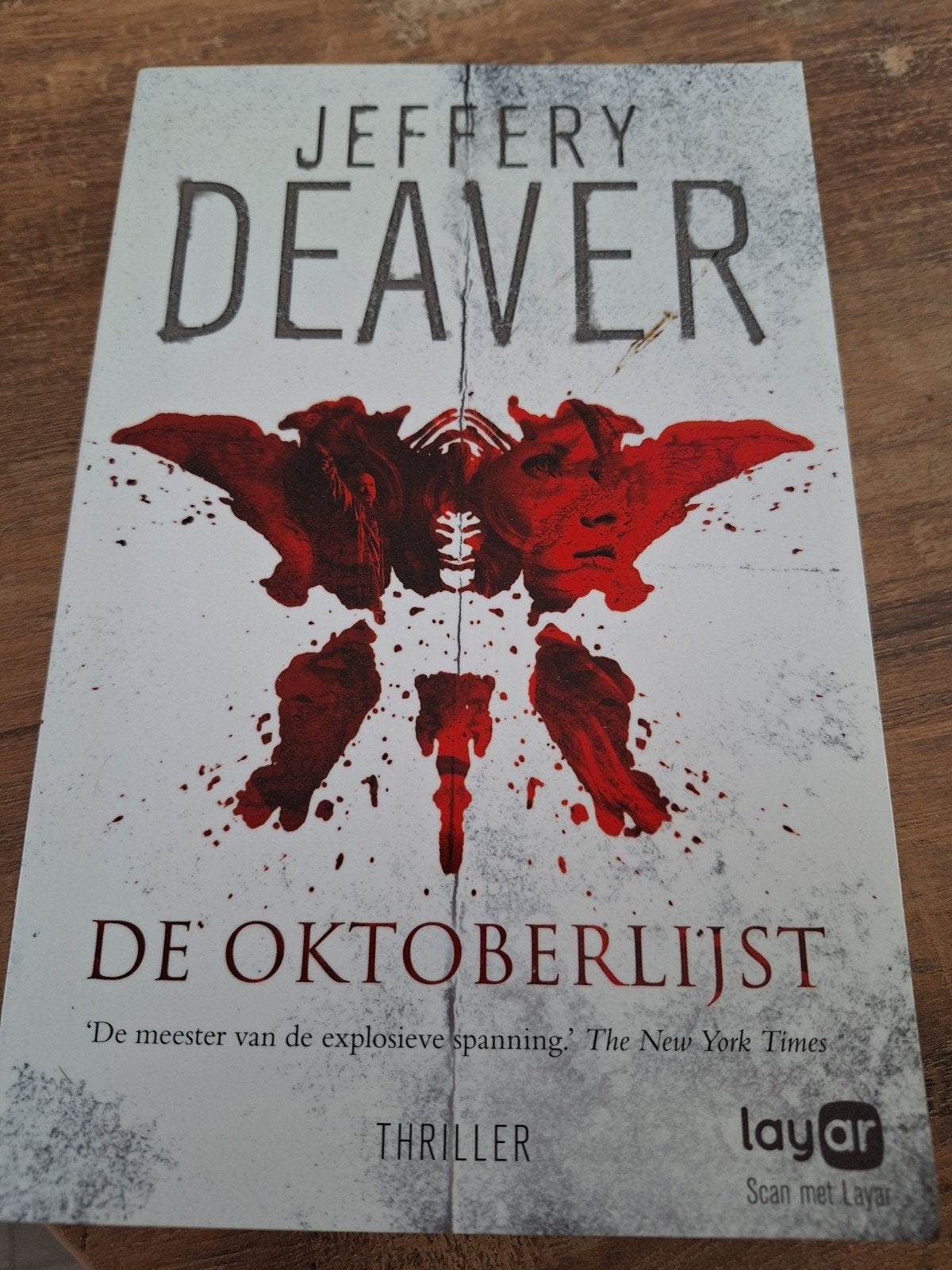 Jeffery Deaver - De Oktoberlijst (Thriller), Ophalen of Verzenden, Zo goed als nieuw, Jeffery Deaver, Nederland