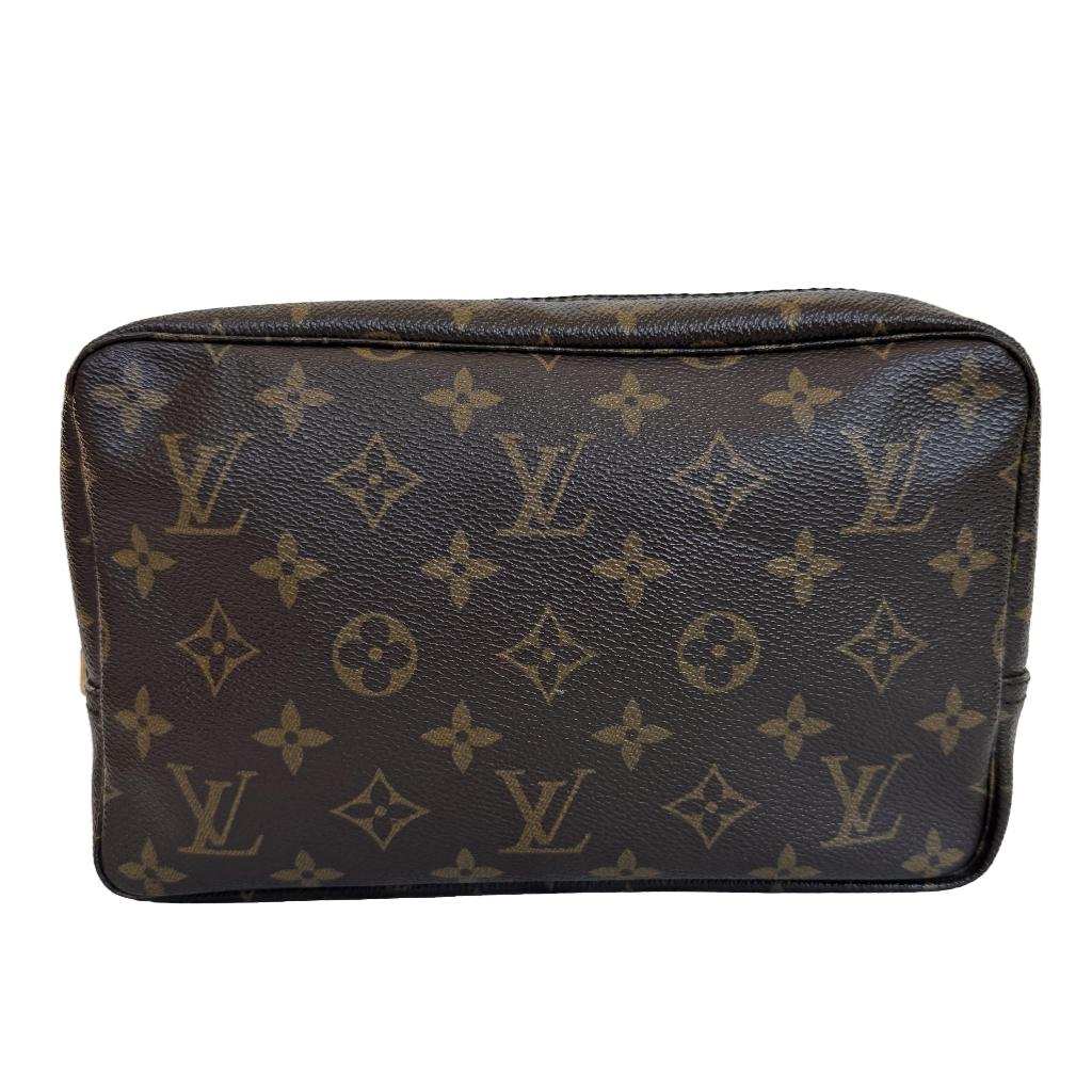 Louis Vuitton trousse 23 monogram toilettas cosmetic pouch, Verzenden, Zo goed als nieuw, Bruin, Jongen of Meisje