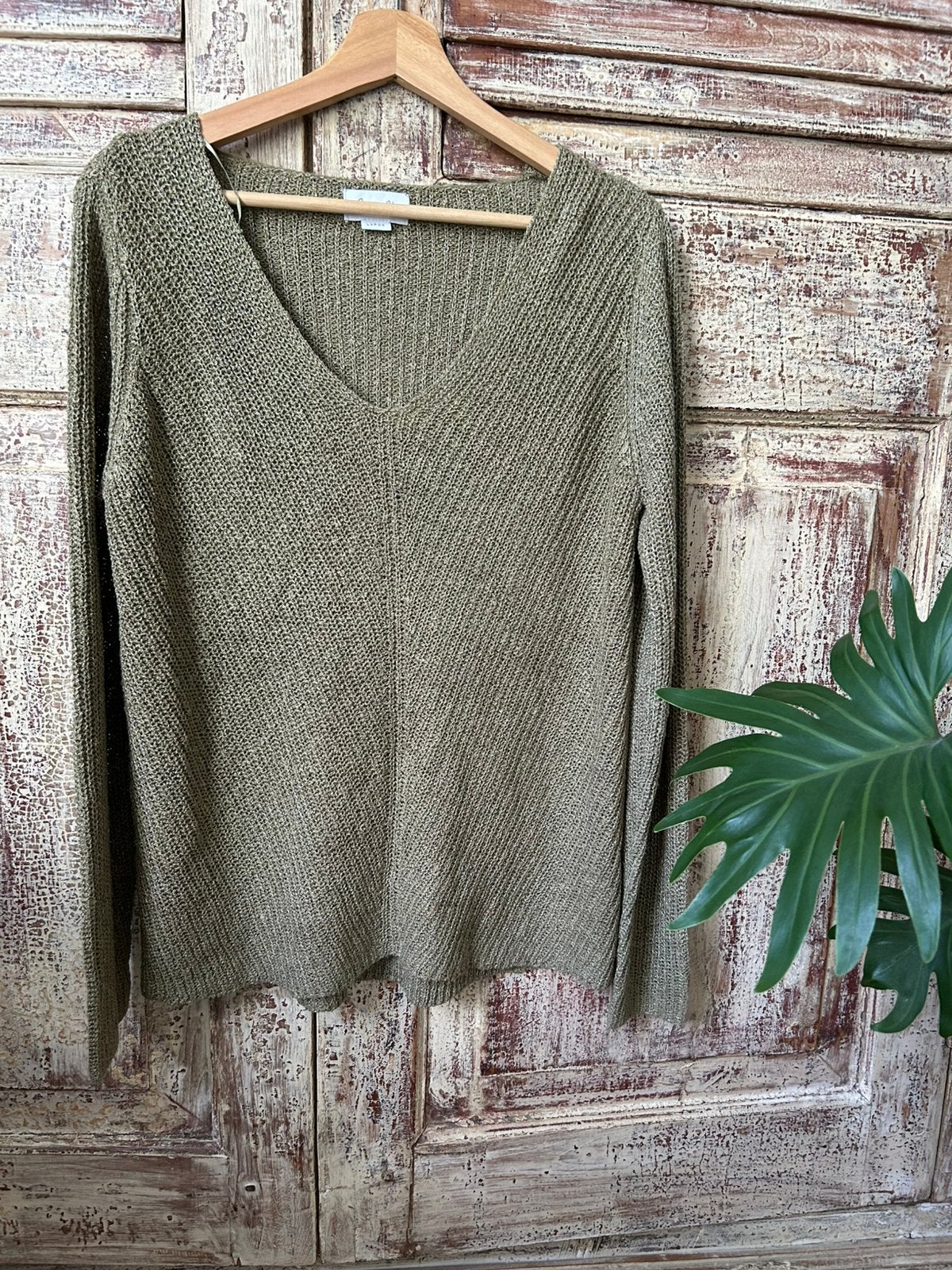 Cotton Club groene gebreide trui maat L, Kleding | Dames, Ophalen of Verzenden, Zo goed als nieuw, Maat 42/44 (L), Groen