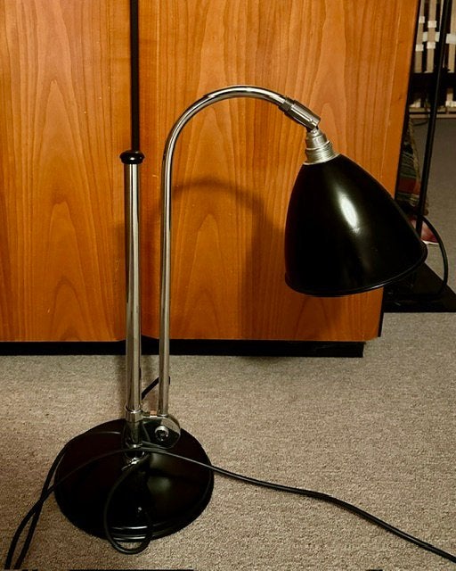 2x bureau lamp, Ophalen of Verzenden, Zo goed als nieuw, Bureaulamp