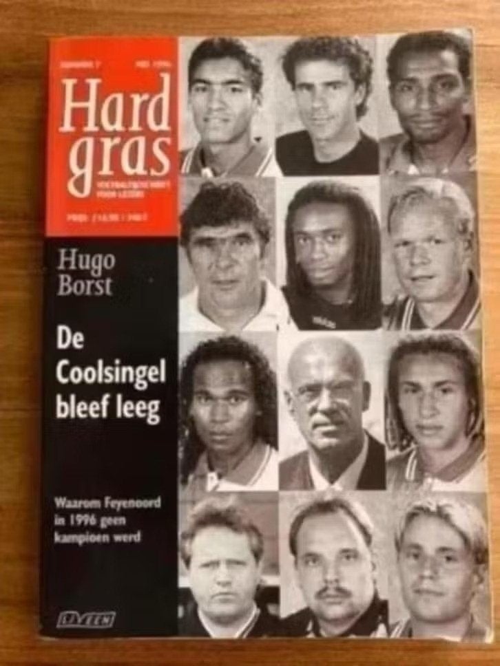 Hard gras ( Feyenoord 1996) . Hugo Borst ., Ophalen of Verzenden, Gelezen, Balsport