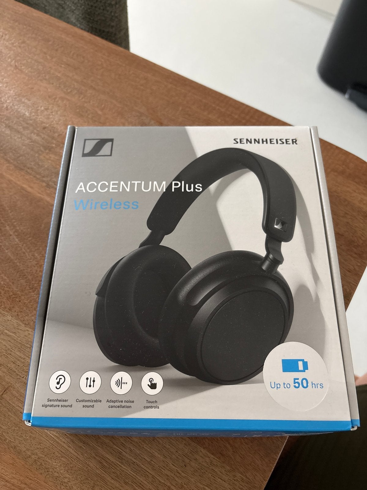 Sennheiser Accentum Plus Wireless Hoofdtelefoon Zwart, Audio, Tv en Foto, Koptelefoons, Bluetooth, Sennheiser, Nieuw, Ophalen of Verzenden