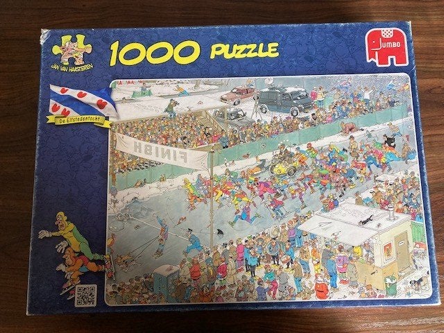 2x Puzzel / legpuzzel (elk 1000 stukjes), Ophalen of Verzenden, 500 t/m 1500 stukjes, Gebruikt